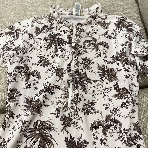 Tory Burch bathing suit rash guard top medium - Picture 6 of 6